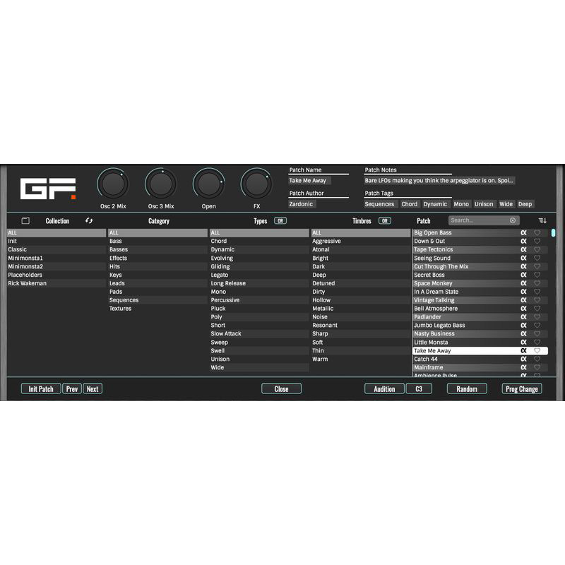 GForce Minimonsta2 Цифровые лицензии