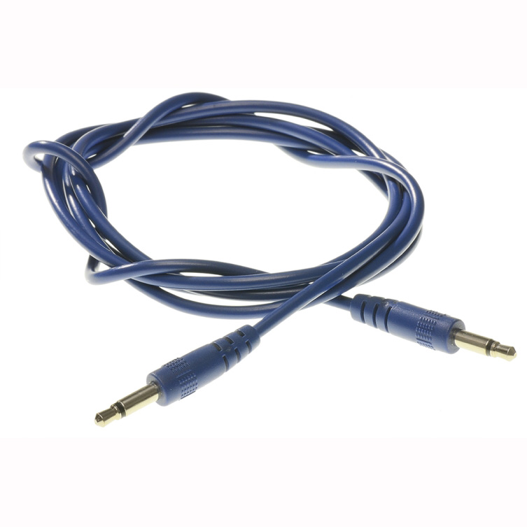 Doepfer A-100C120 Cable 120cm blue Патч кабели для аналоговых синтезаторов и звуковых модулей