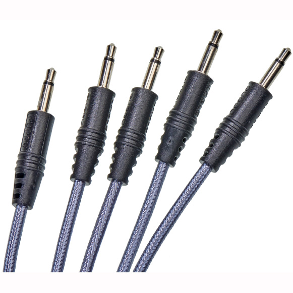 CablePuppy cable 15 cm (5 Pack) grey Аксессуары для музыкальных инструментов