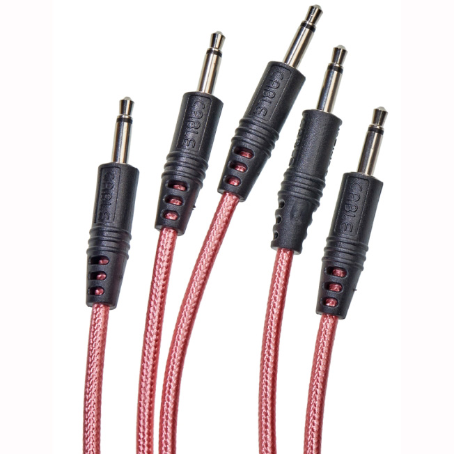 CablePuppy cable 15 cm (5 Pack) pink Аксессуары для музыкальных инструментов