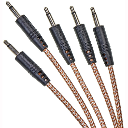 CablePuppy cable 30 cm (5 Pack) silver-brown Аксессуары для музыкальных инструментов