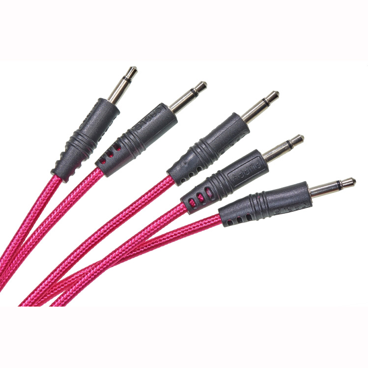 CablePuppy cable 60 cm (5 Pack) magenta Аксессуары для музыкальных инструментов