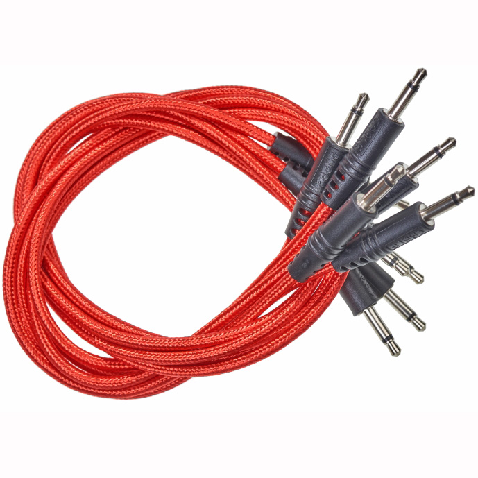 CablePuppy cable 120 cm (5 Pack) red Аксессуары для музыкальных инструментов