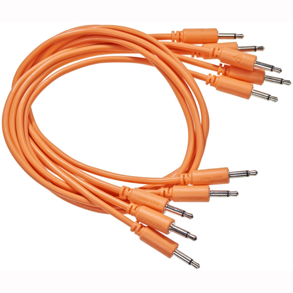 Black Market Modular Patch Cable 5-pack 25 cm orange Аксессуары для музыкальных инструментов