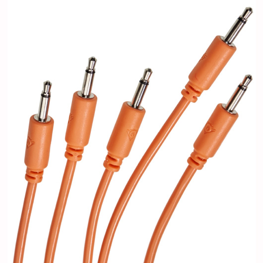 Black Market Modular Patch Cable 5-pack 25 cm orange Аксессуары для музыкальных инструментов