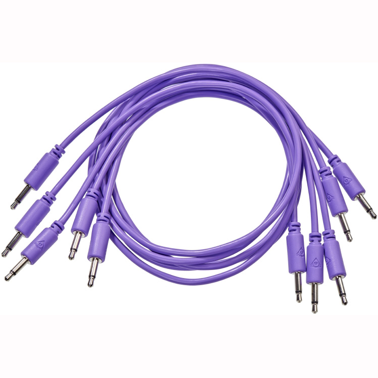 Black Market Modular Patch Cable 5-pack 150 cm violet Аксессуары для музыкальных инструментов