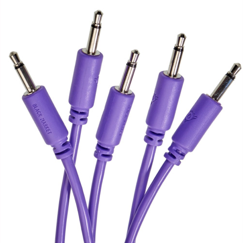 Black Market Modular Patch Cable 5-pack 150 cm violet Аксессуары для музыкальных инструментов
