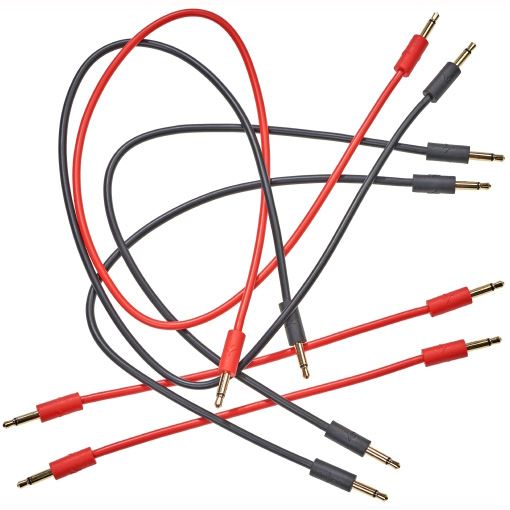 Endorphin.es Trippy Cables Set of 6 Патч кабели для аналоговых синтезаторов и звуковых модулей
