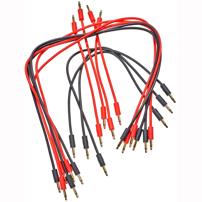 Endorphin.es Trippy Cables Set of 13 Патч кабели для аналоговых синтезаторов и звуковых модулей