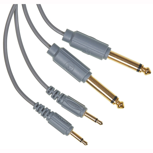 Verbos Adapter Cable 150cm (2-Pack), grey Патч кабели для аналоговых синтезаторов и звуковых модулей