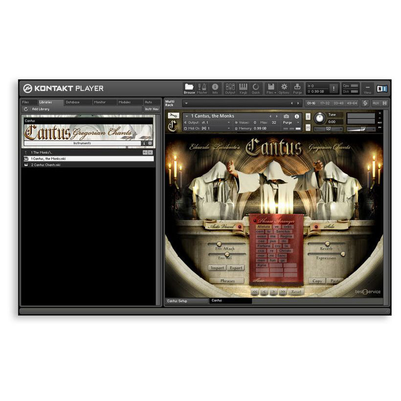 Best Service Cantus Цифровые лицензии