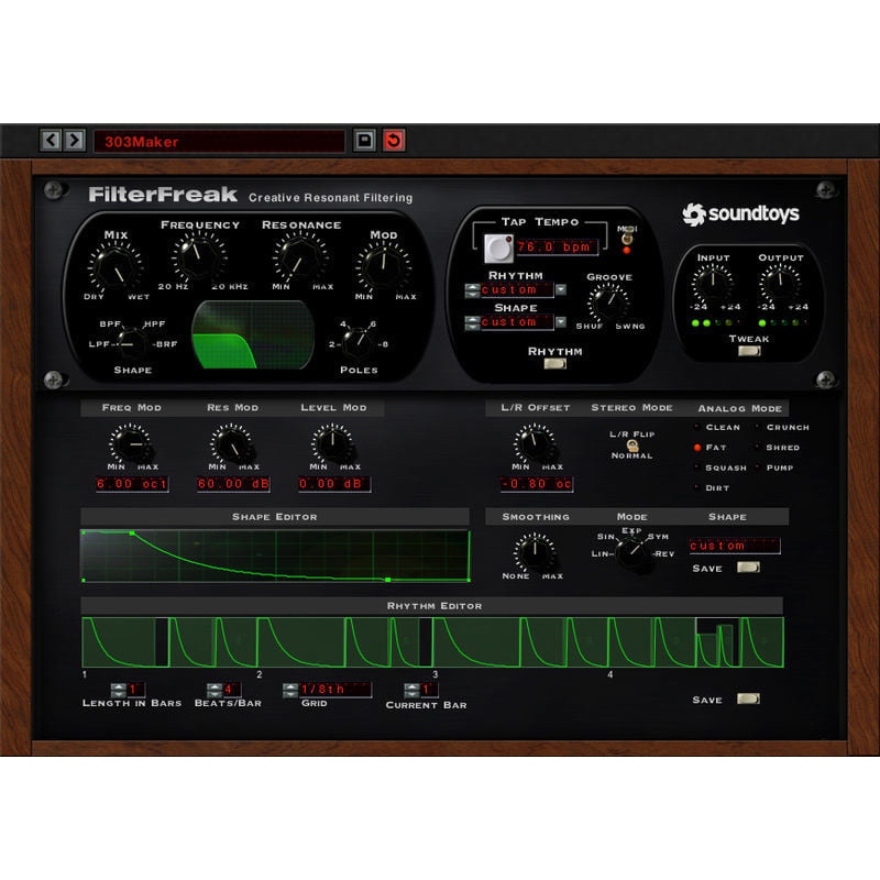 Soundtoys FilterFreak Soundtoys FilterFreak Цифровые лицензии
