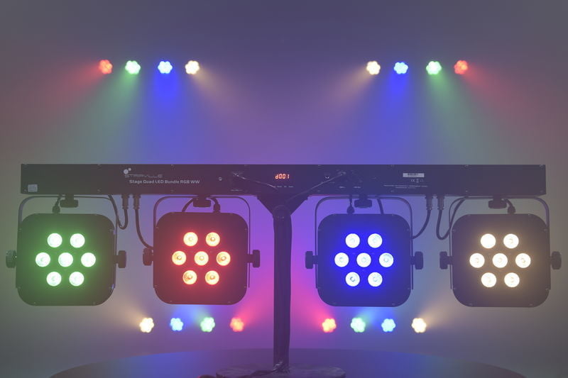 комплекты, Stairville Stage Quad LED Bundle RGB WW