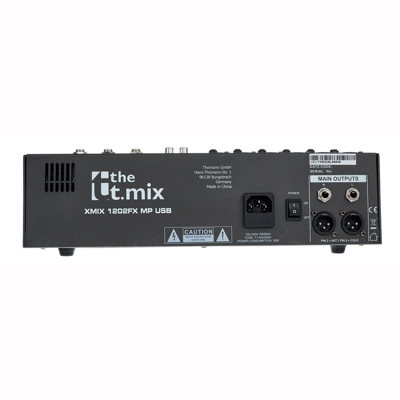 комплекты, the t.mix xmix 1202 FXMP USB Case Bundle