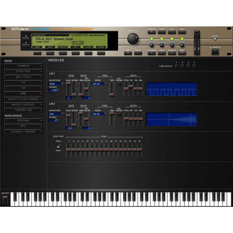 Roland Cloud XV-5080 Цифровые лицензии