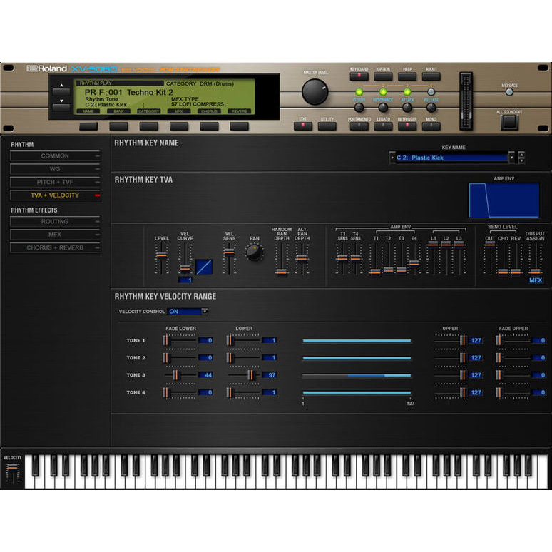 Roland Cloud XV-5080 Цифровые лицензии