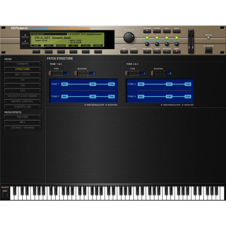 Roland Cloud XV-5080 Цифровые лицензии