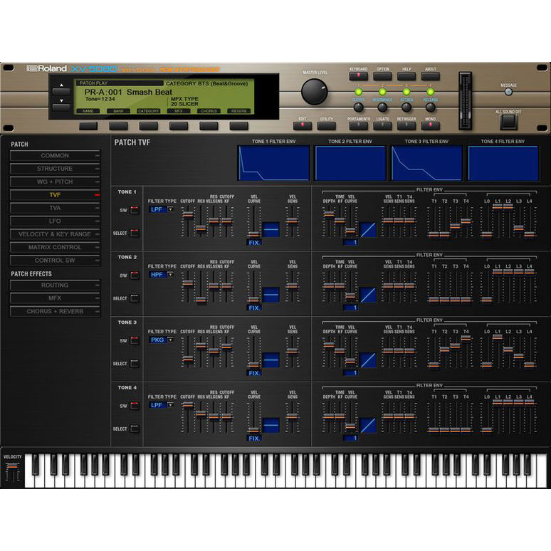 Roland Cloud XV-5080 Цифровые лицензии