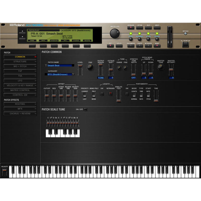 Roland Cloud XV-5080 Цифровые лицензии