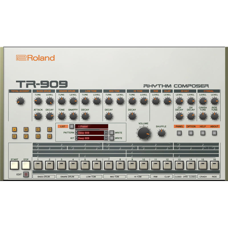 Roland Cloud TR-909 Roland Cloud TR-909 Цифровые лицензии