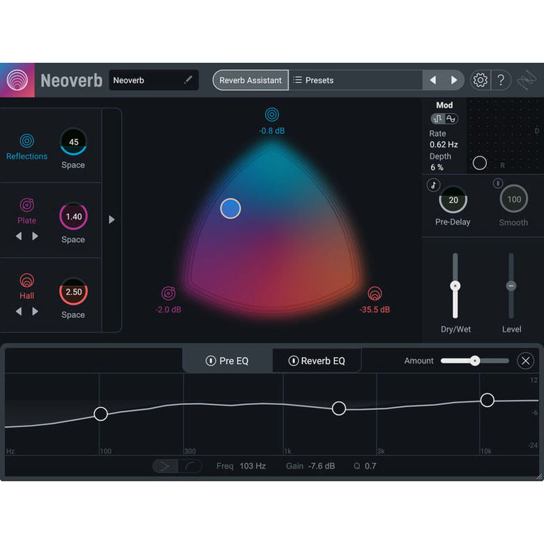 iZotope Neoverb Цифровые лицензии