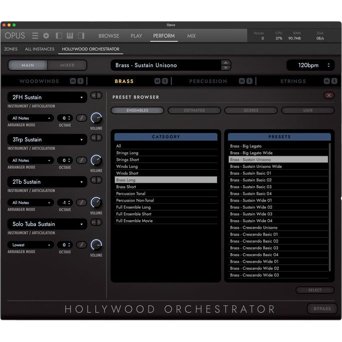 EastWest Hollywood Orchestra Opus Diam. Цифровые лицензии