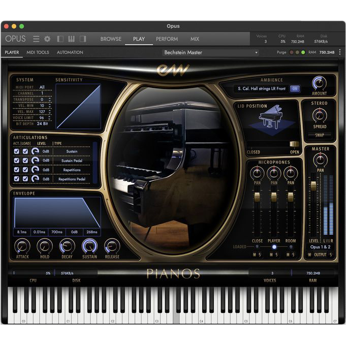 EastWest Quantum Leap Pianos Platinum Цифровые лицензии