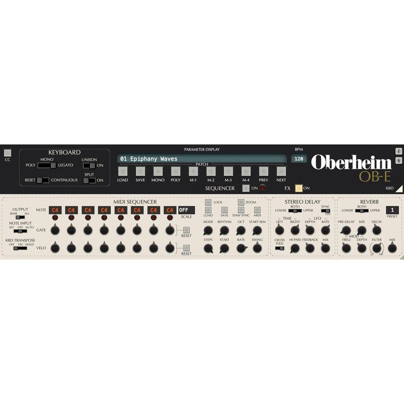 GForce Oberheim Bundle Цифровые лицензии