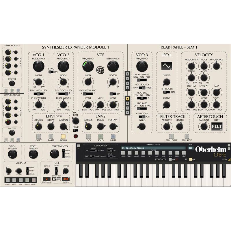 GForce Oberheim Bundle Цифровые лицензии