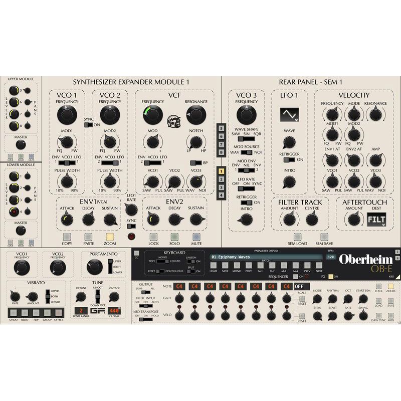 GForce Oberheim Bundle Цифровые лицензии