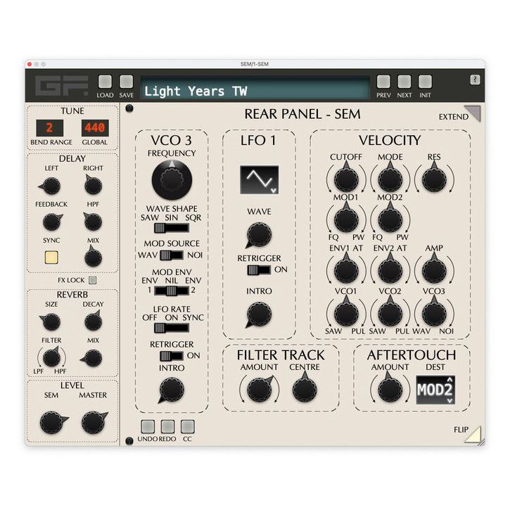 GForce Oberheim Bundle Цифровые лицензии