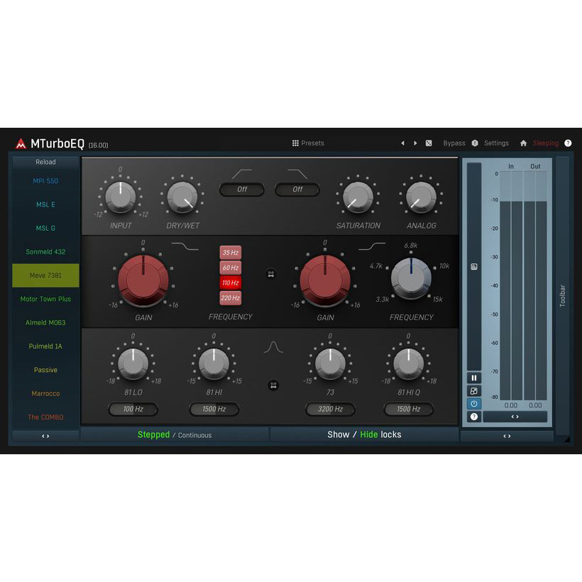 MeldaProduction MTurboEQ Цифровые лицензии