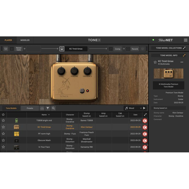 IK Multimedia ToneX Цифровые лицензии