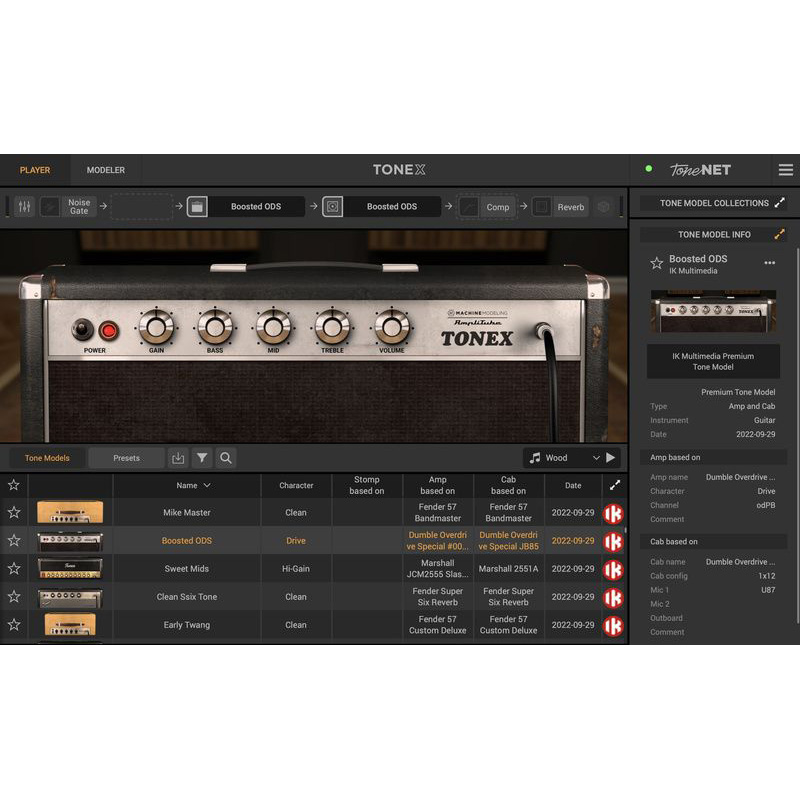 IK Multimedia ToneX Цифровые лицензии