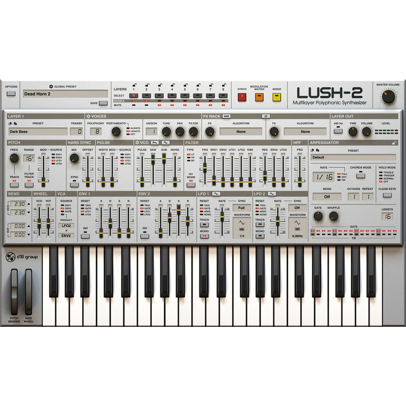D16 Group Lush-2 D16 Group Lush-2 Цифровые лицензии