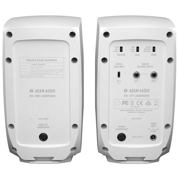 Adam Audio D3V White Мониторы студийные