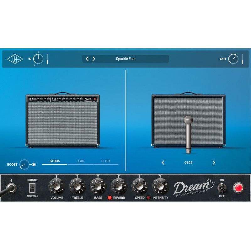 Universal Audio Dream '65 Reverb Amp Цифровые лицензии