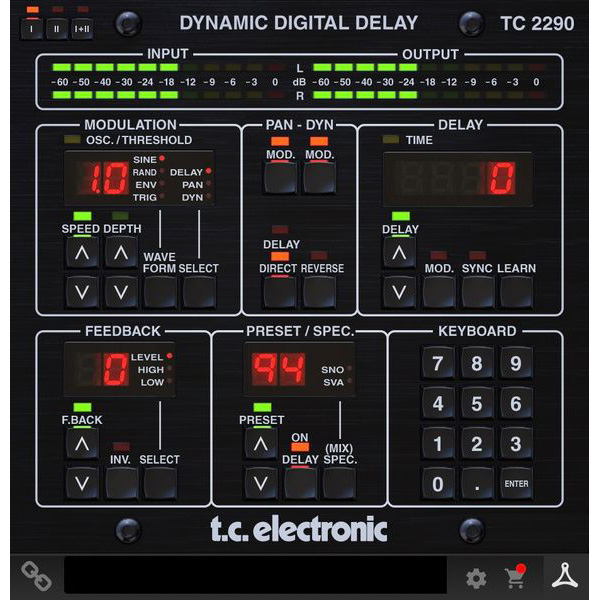 tc electronic TC 2290 Dynamic Delay Цифровые лицензии
