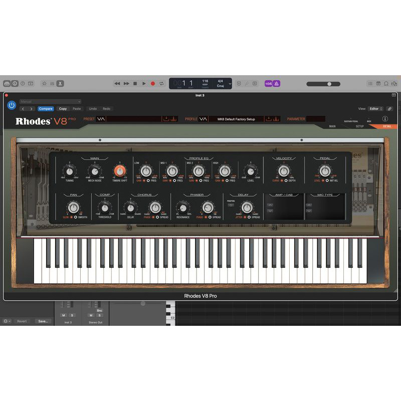 Rhodes V8 Pro Цифровые лицензии