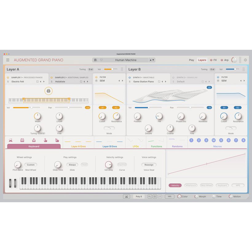 Arturia Augmented Grand Piano Цифровые лицензии