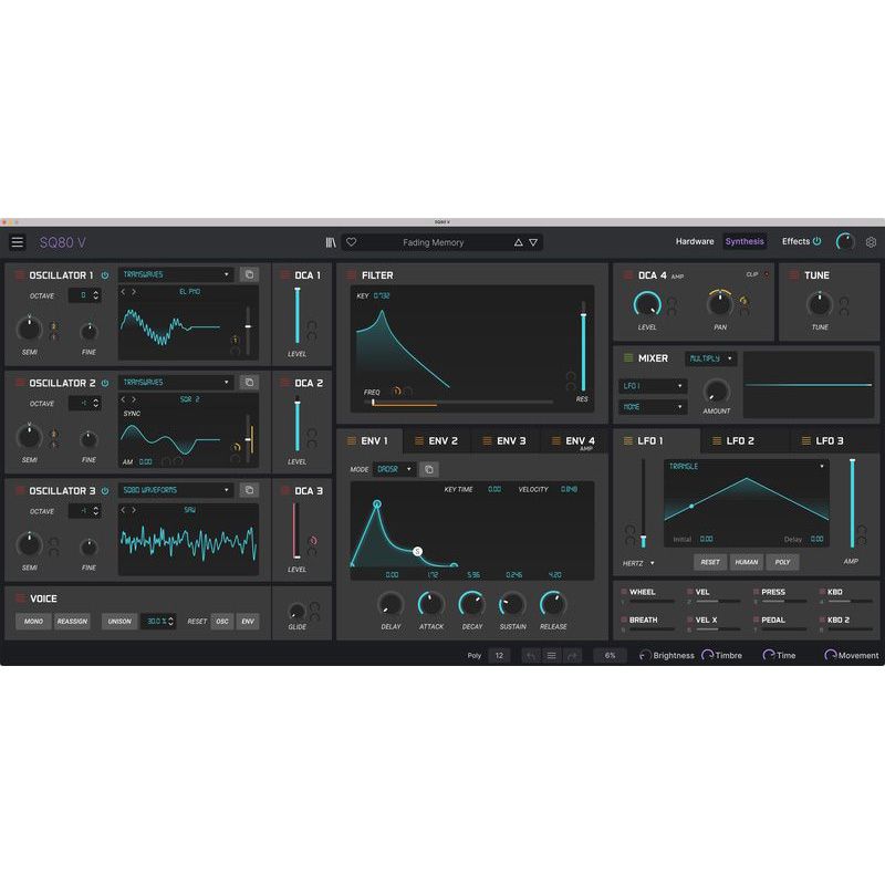 Arturia SQ80 V Цифровые лицензии