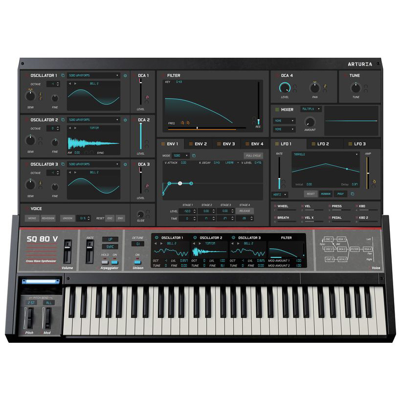 Arturia SQ80 V Цифровые лицензии