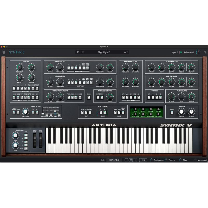 Arturia Synthx V Цифровые лицензии