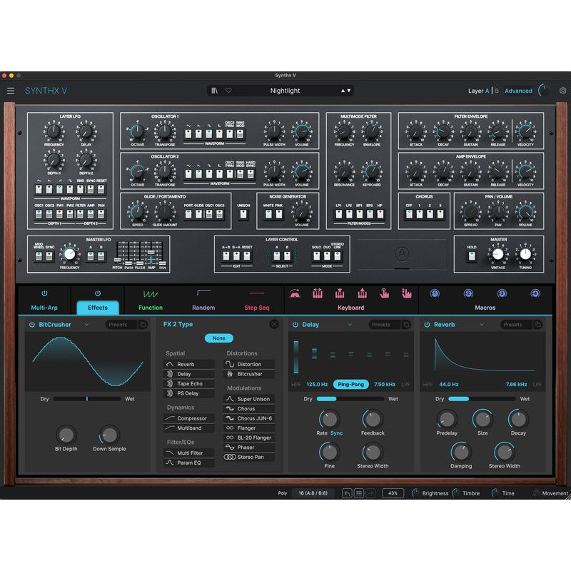 Arturia Synthx V Цифровые лицензии