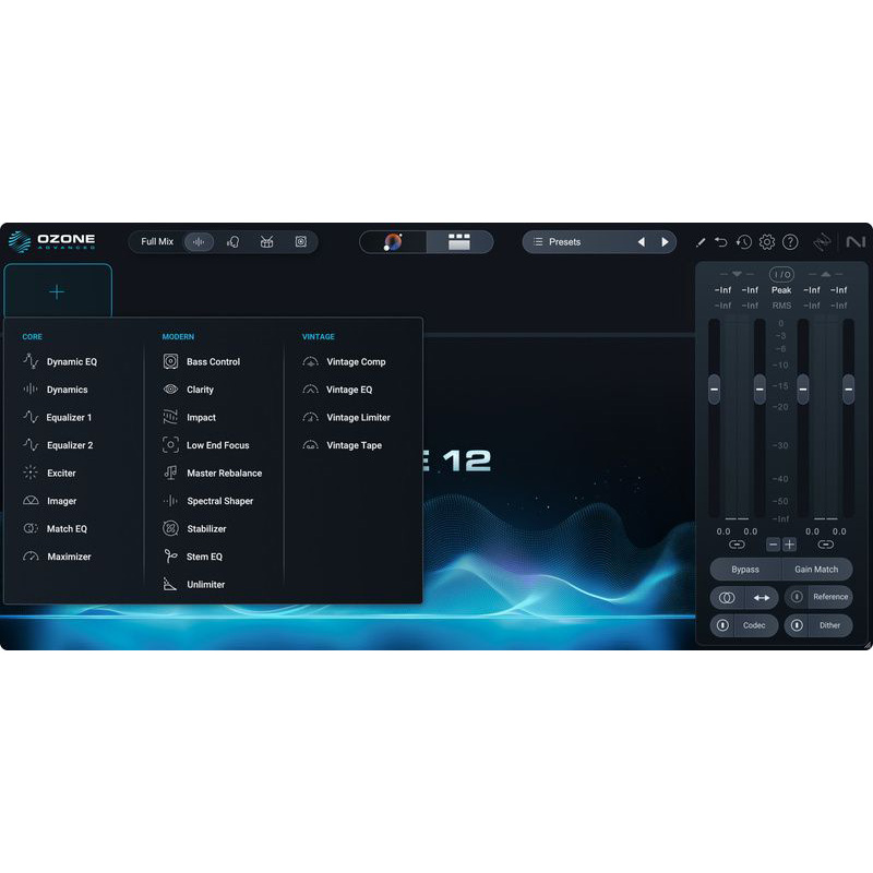 iZotope Ozone 12 Standard Цифровые лицензии