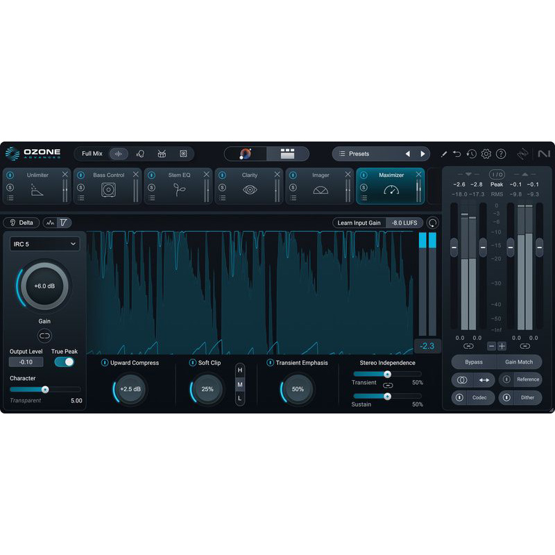 iZotope Ozone 12 Standard Цифровые лицензии