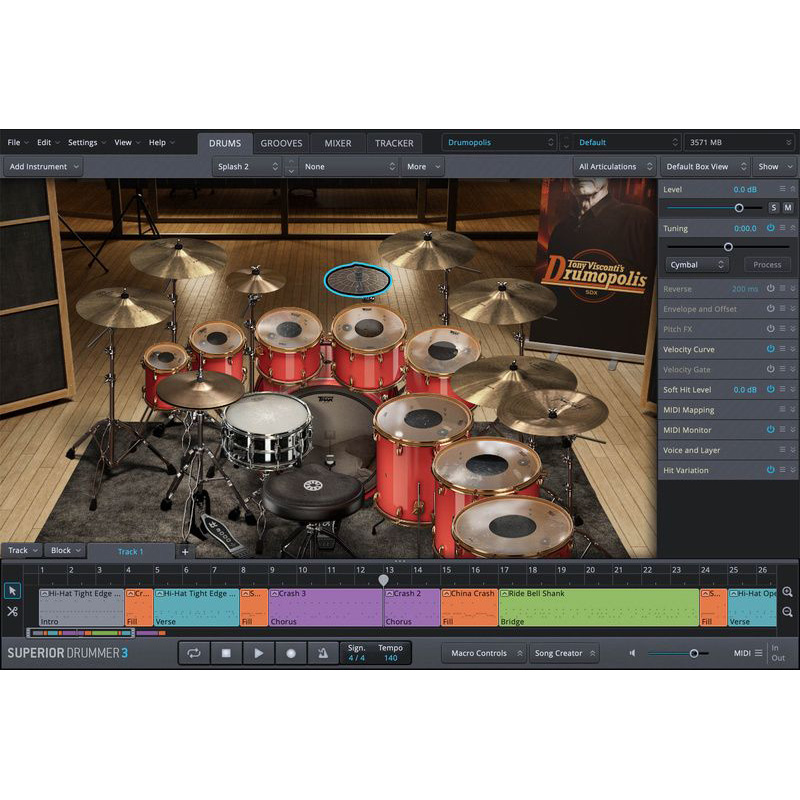 Toontrack SDX Drumopolis Цифровые лицензии