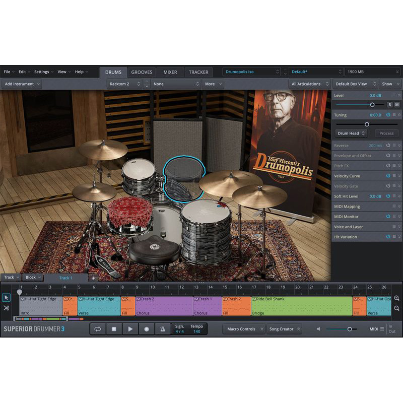 Toontrack SDX Drumopolis Цифровые лицензии