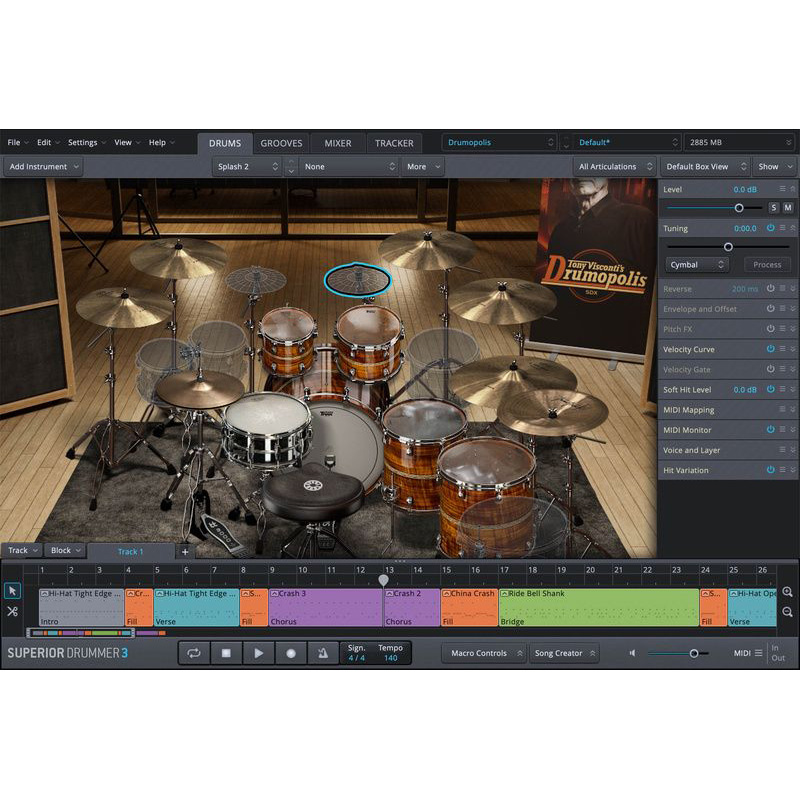 Toontrack SDX Drumopolis Цифровые лицензии