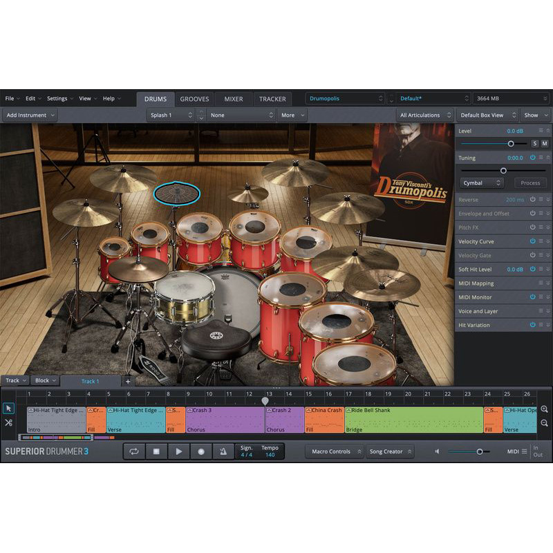 Toontrack SDX Drumopolis Цифровые лицензии